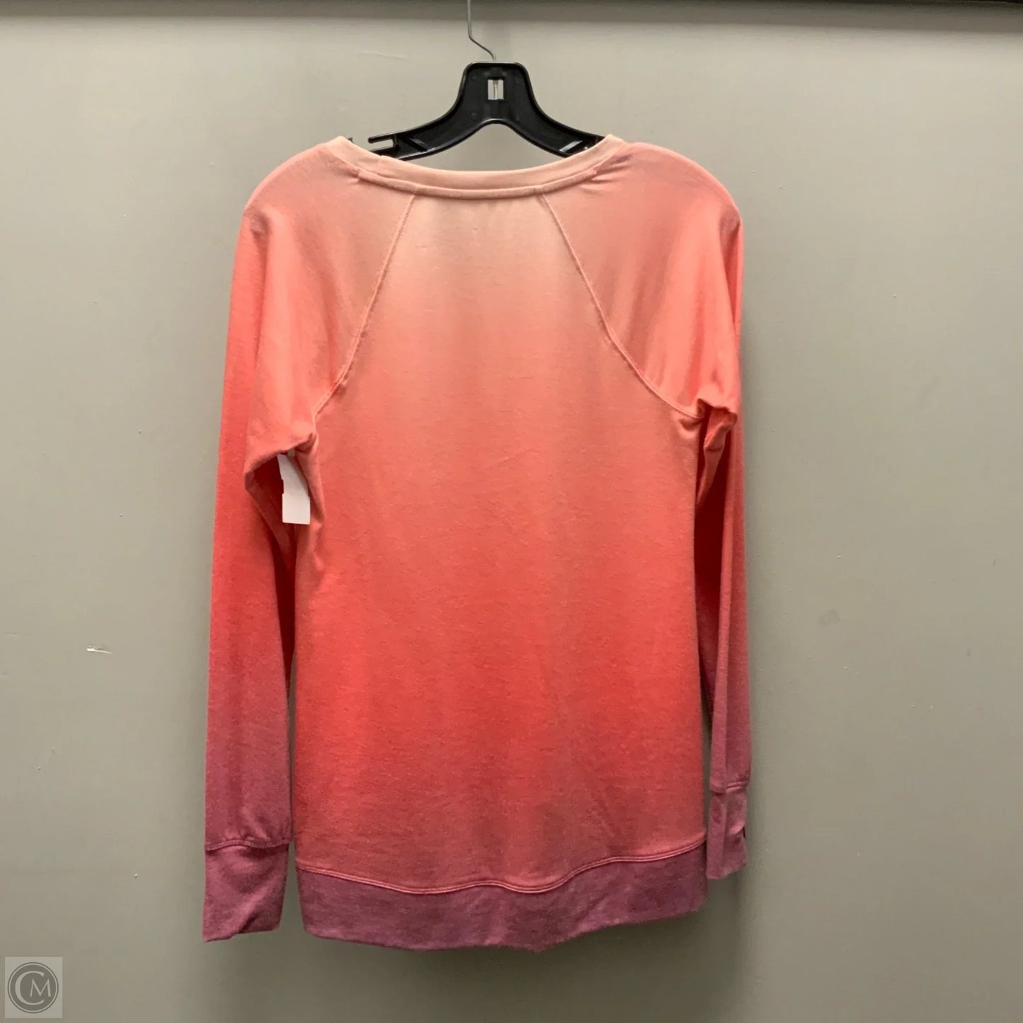 Athletic Top Long Sleeve Crewneck By Ideology In Orange, Size: Xs