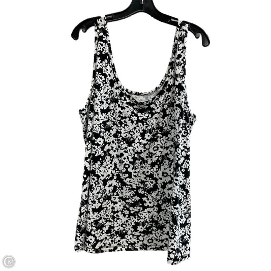 Top Sleeveless By Lane Bryant In Black & White, Size: 2x