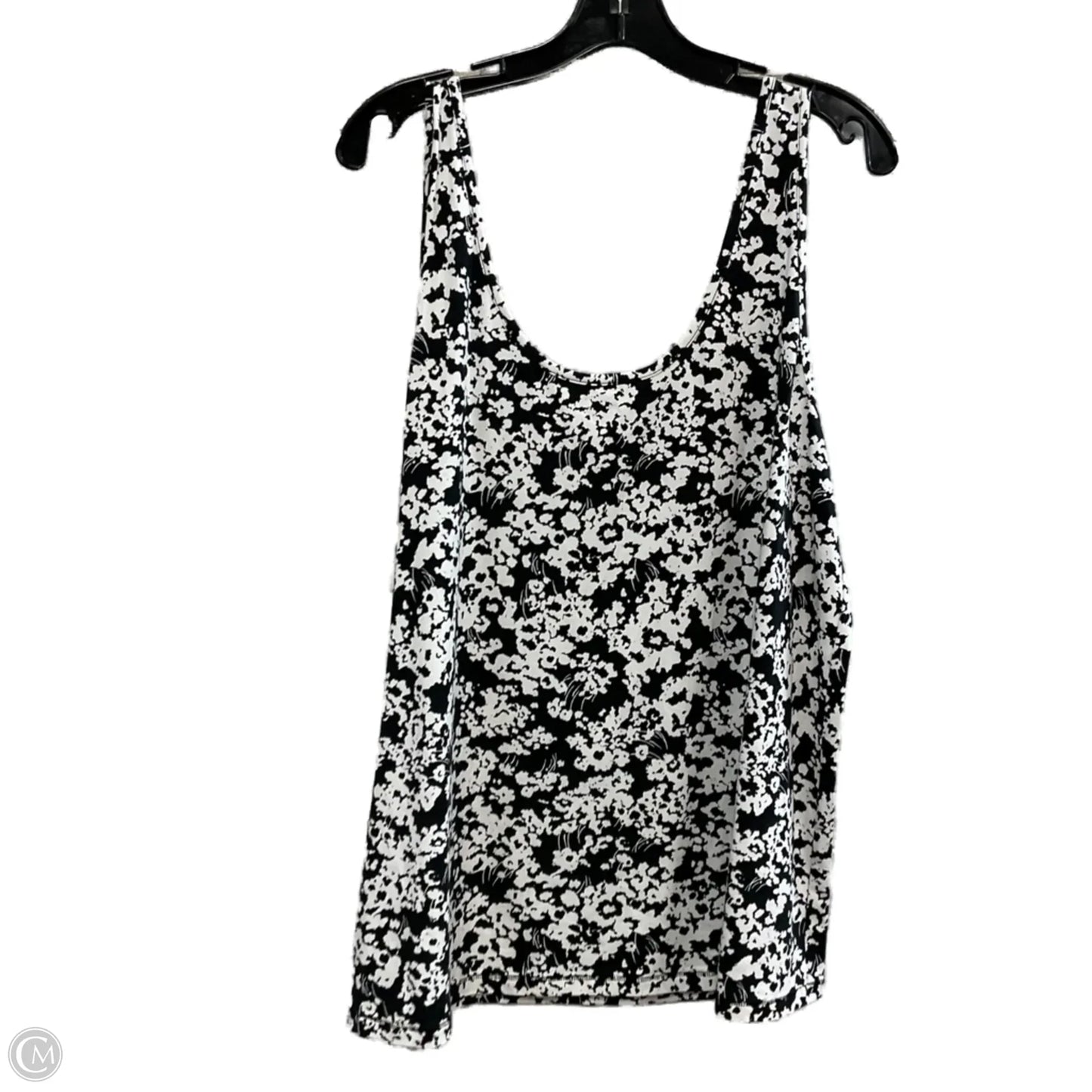 Top Sleeveless By Lane Bryant In Black & White, Size: 2x