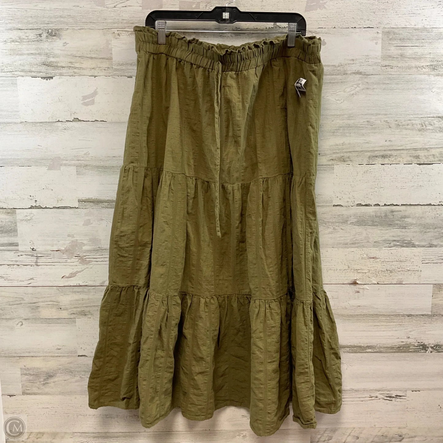 Skirt Maxi By CIDER In Green, Size: 3x
