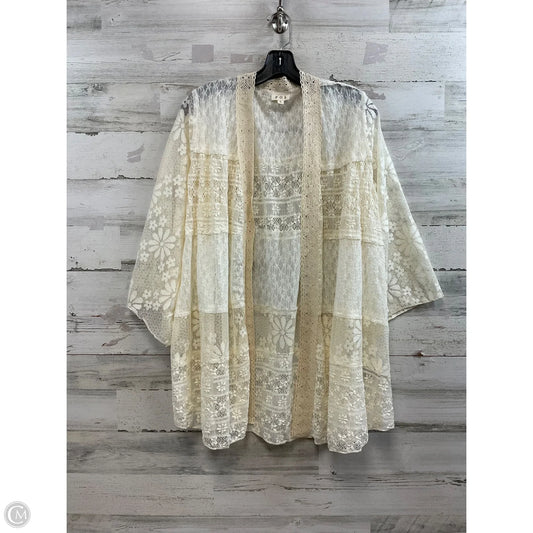 Kimono By Pol In Cream, Size: L