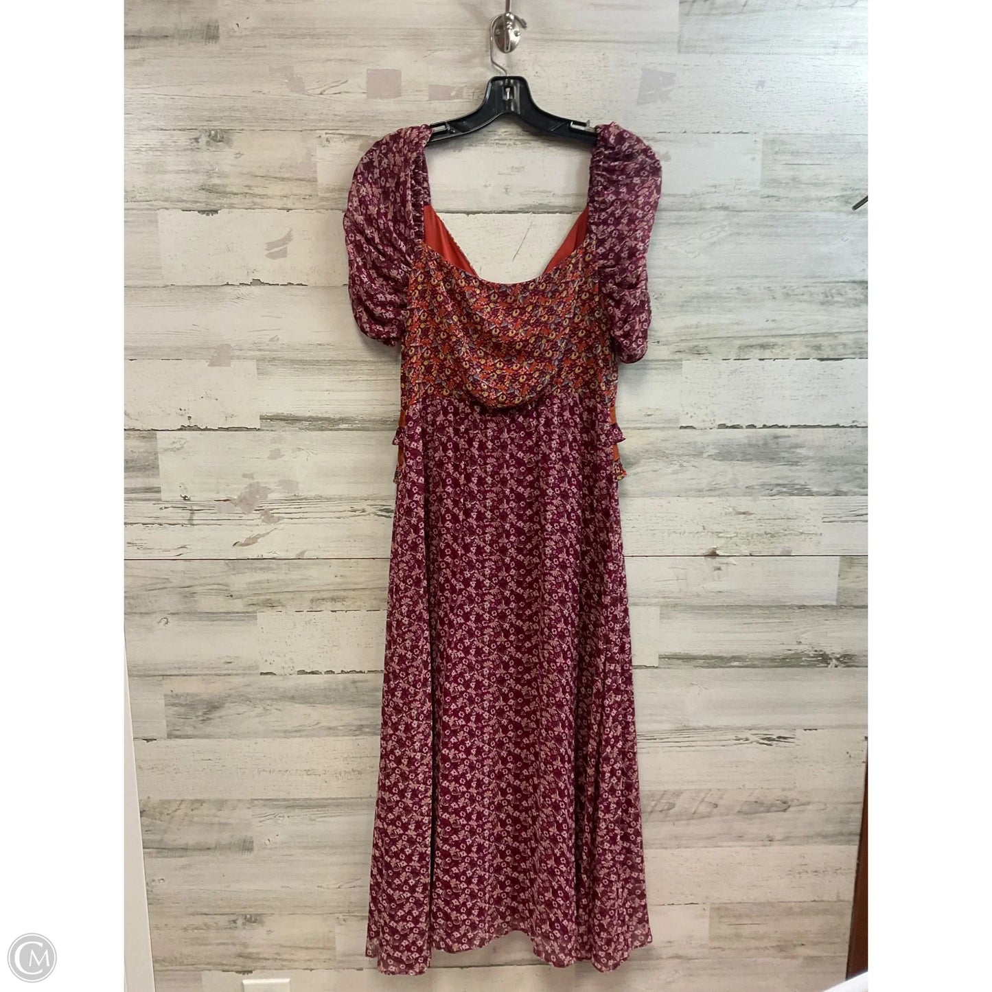 Dress Casual Maxi By En Saison In Red & Yellow, Size: S