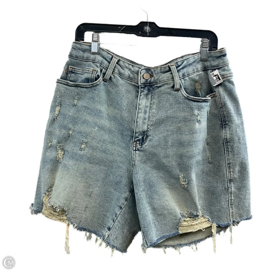 Shortalls By Judy Blue In Blue Denim, Size: 1x