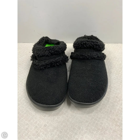 Shoes Flats By Oofos In Black, Size: 5