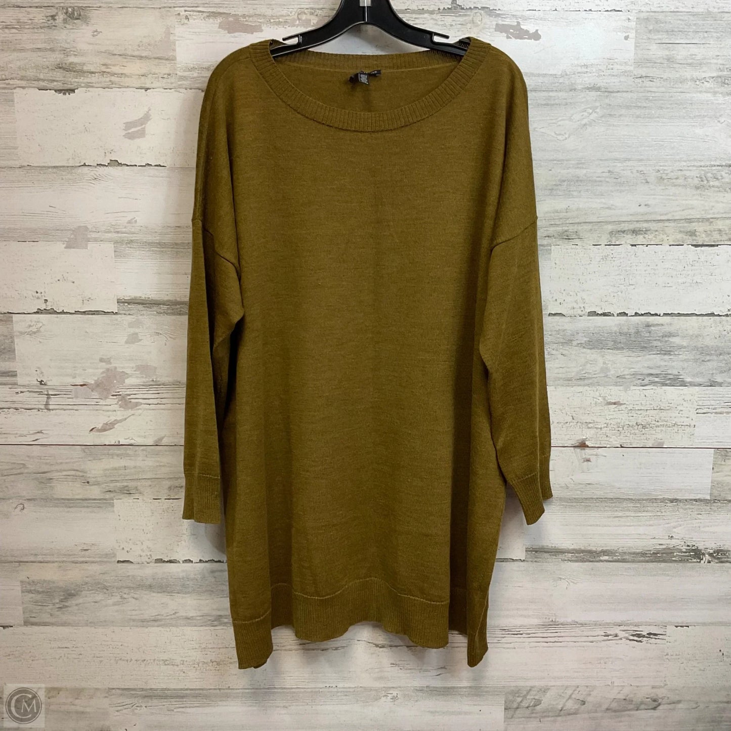 Sweater By Eileen Fisher In Green, Size: Xl