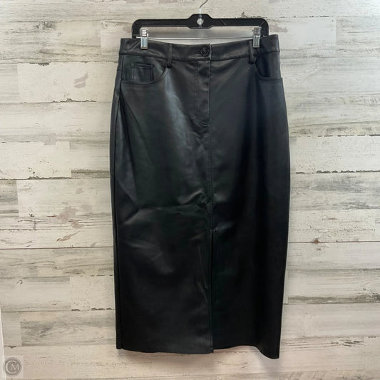 Skirt Maxi By Tahari In Black, Size: 14