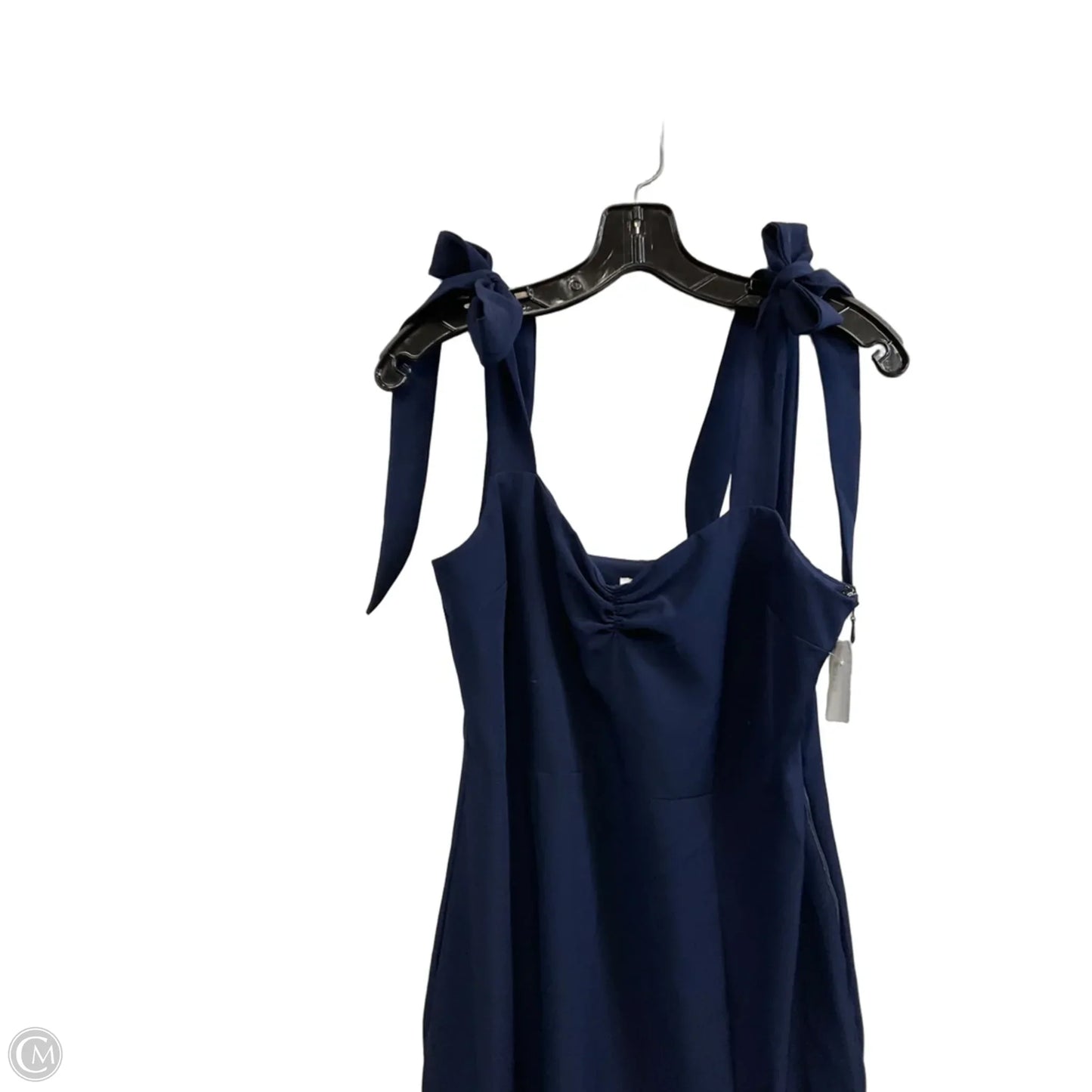 Dress Casual Maxi By Mumu In Navy, Size: L