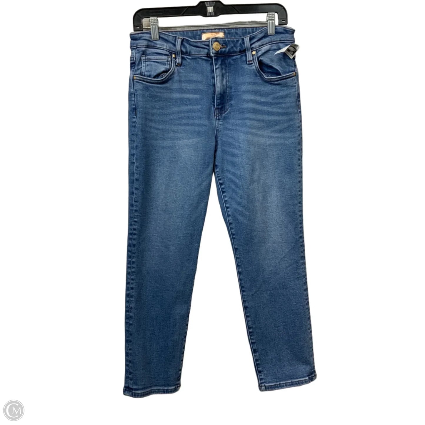 Jeans Cropped By Kut In Blue Denim, Size: 8