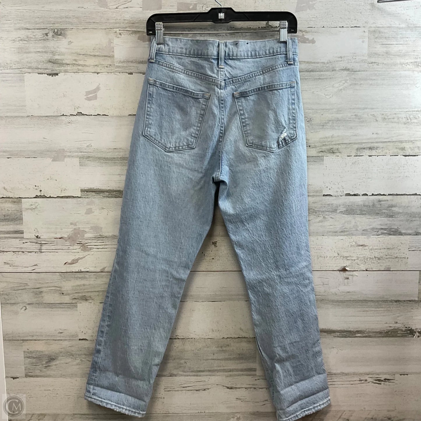 Jeans Straight By Gap In Blue Denim, Size: 6