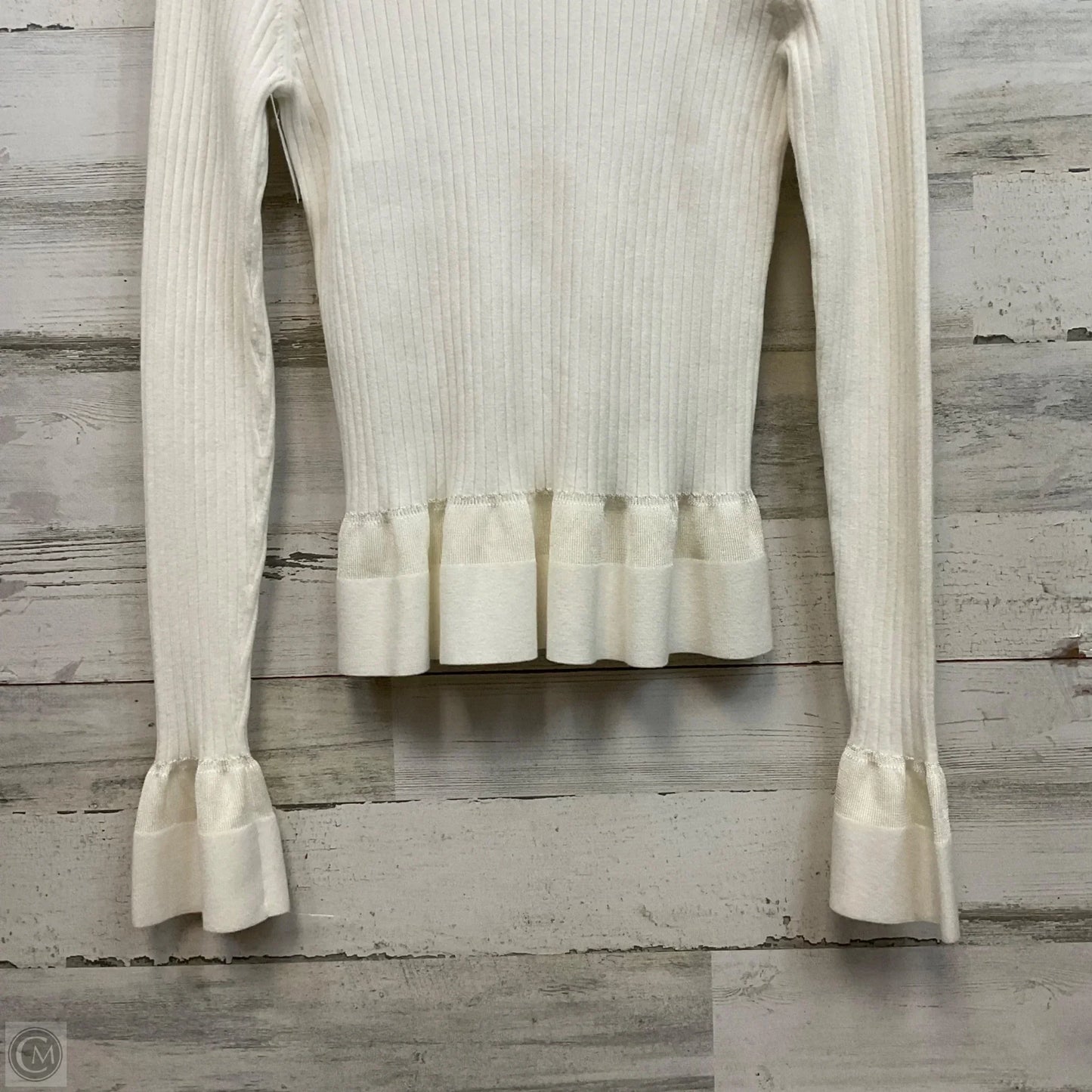 Sweater Designer By Diane Von Furstenberg In Cream, Size: S