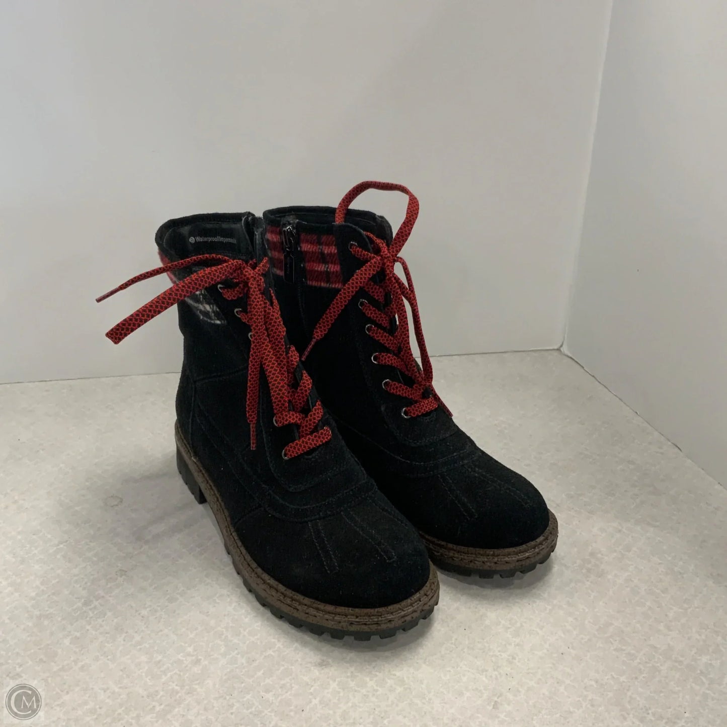 Boots Ankle Flats By Blondo In Black, Size: 7.5