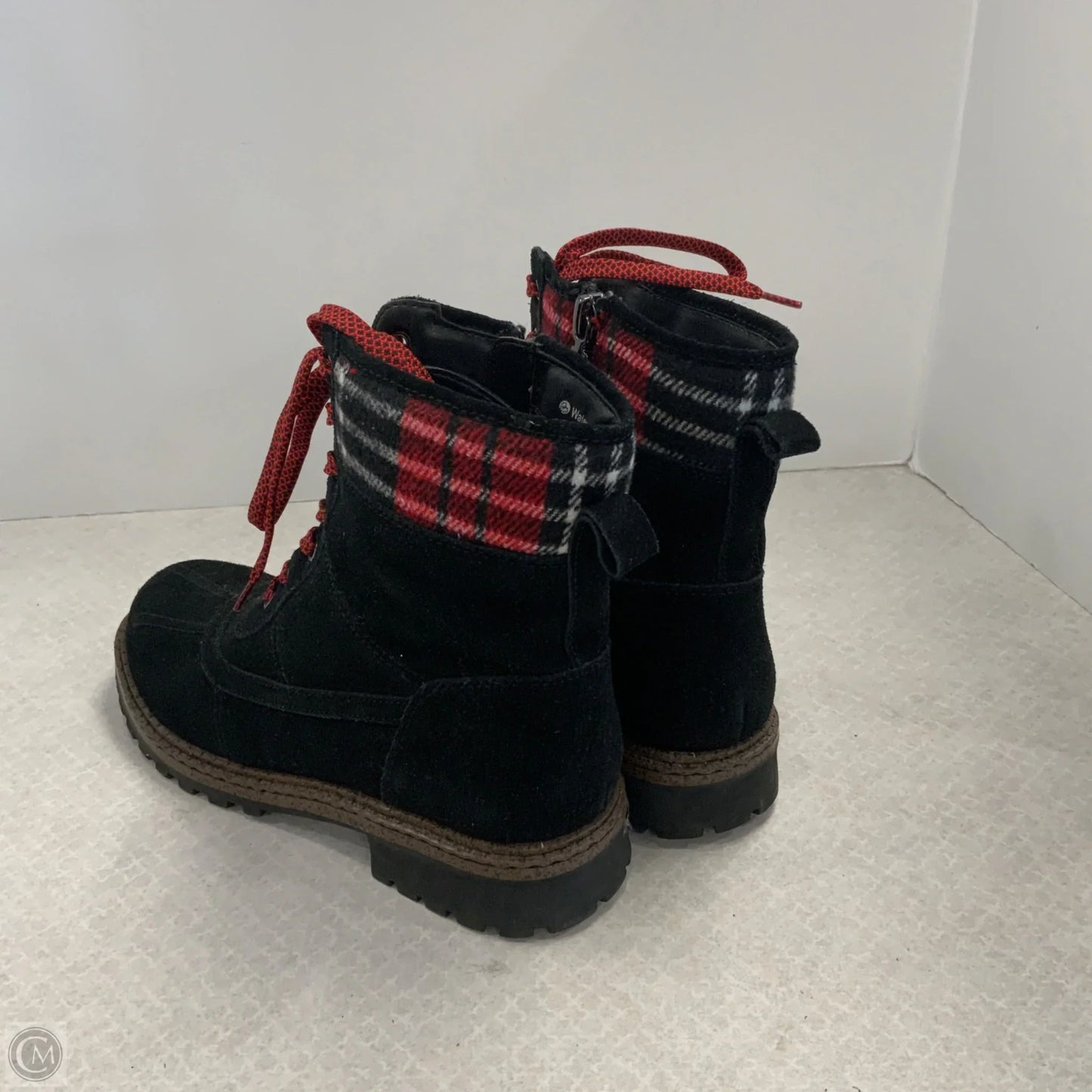 Boots Ankle Flats By Blondo In Black, Size: 7.5