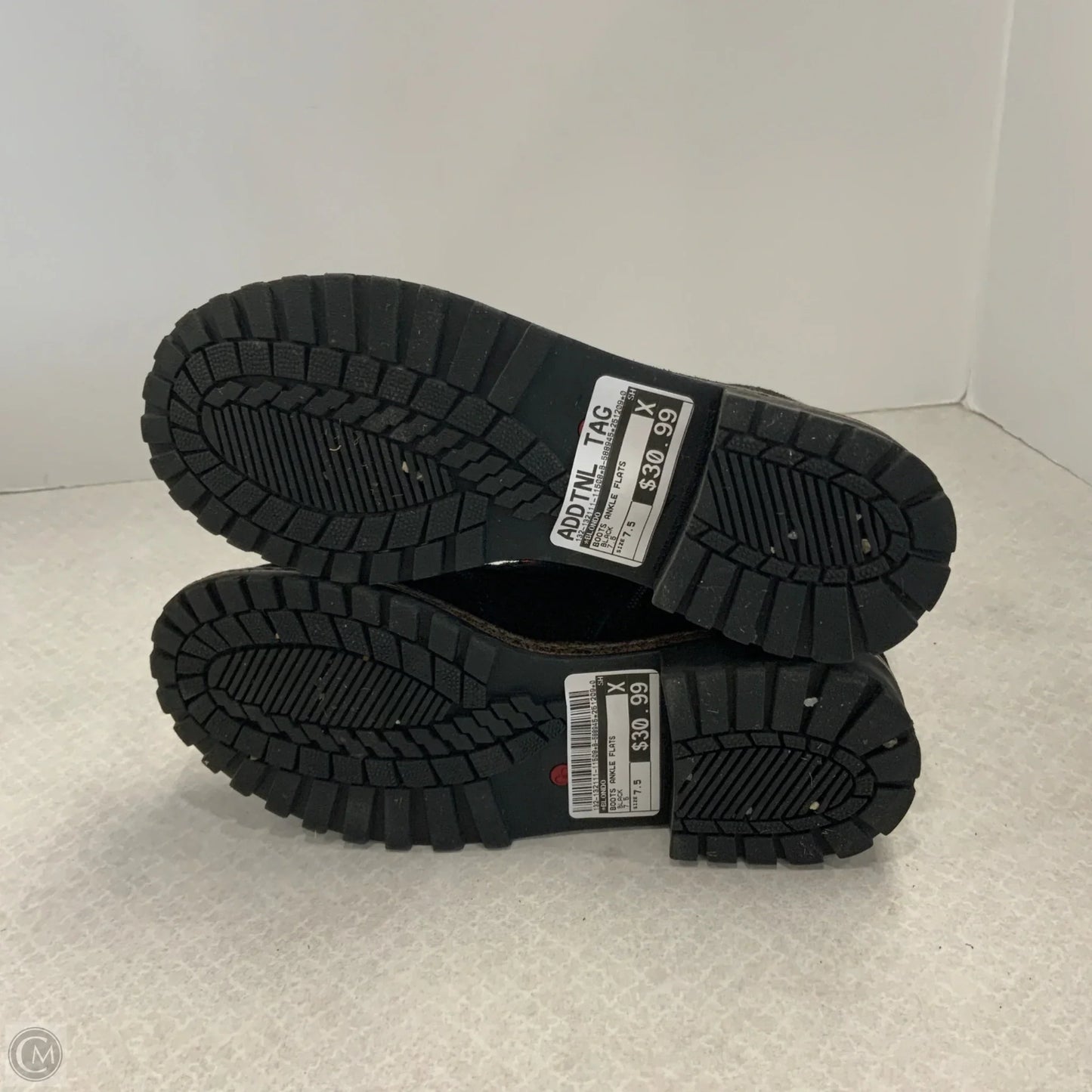 Boots Ankle Flats By Blondo In Black, Size: 7.5