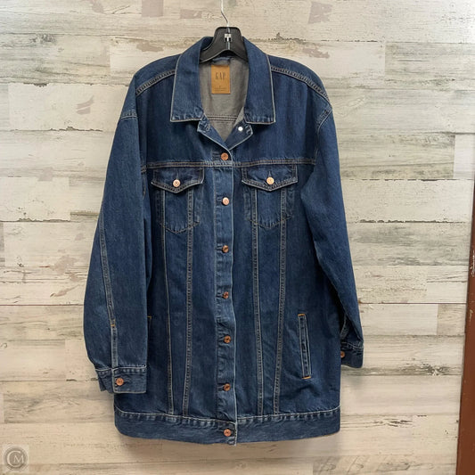 Jacket Denim By Gap In Blue, Size: L