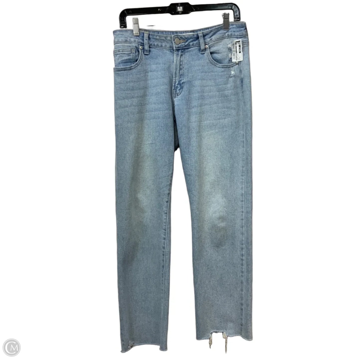Jeans Straight By Just Black Denim In Blue Denim, Size: 8