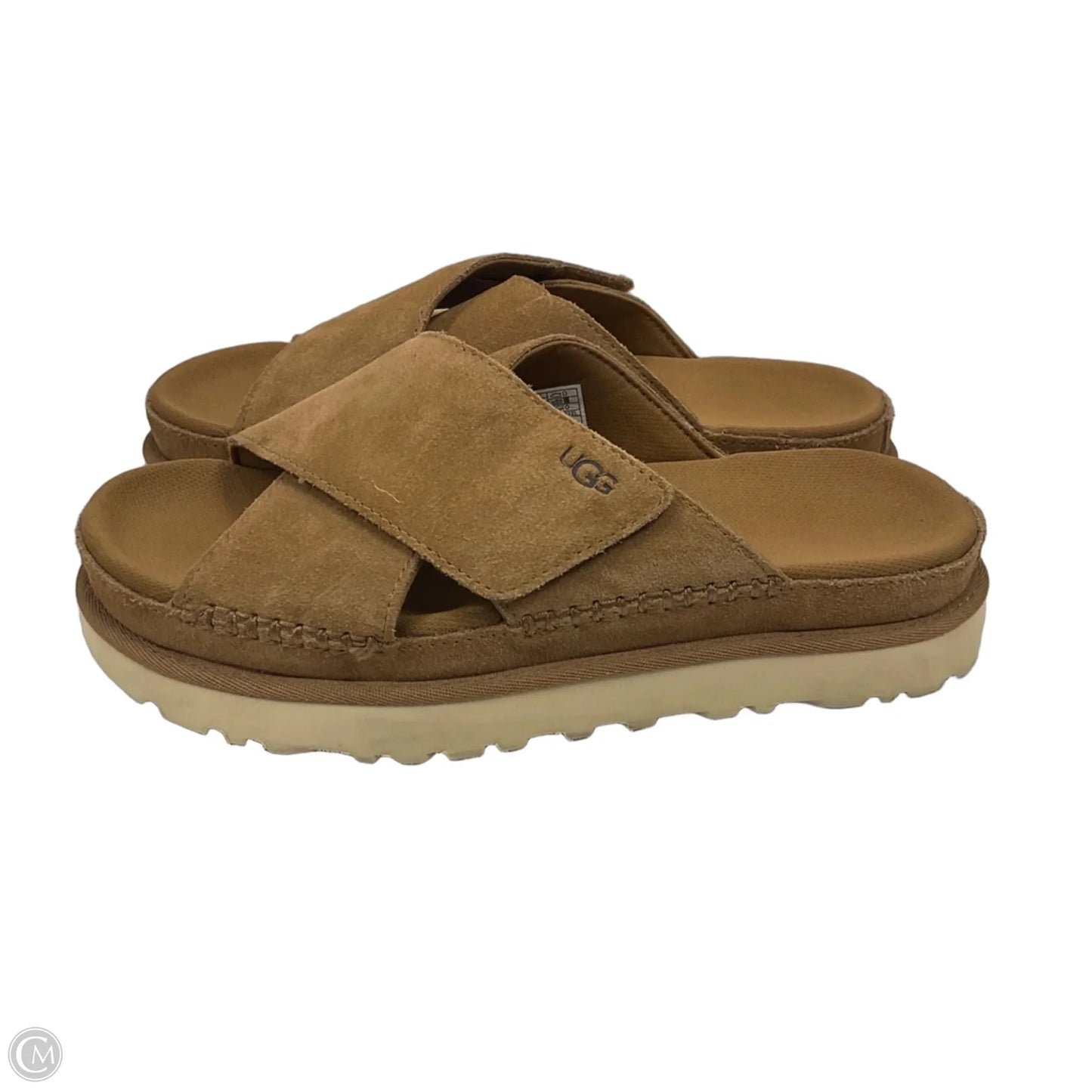 Sandals Flats By Ugg In Brown, Size: 8.5
