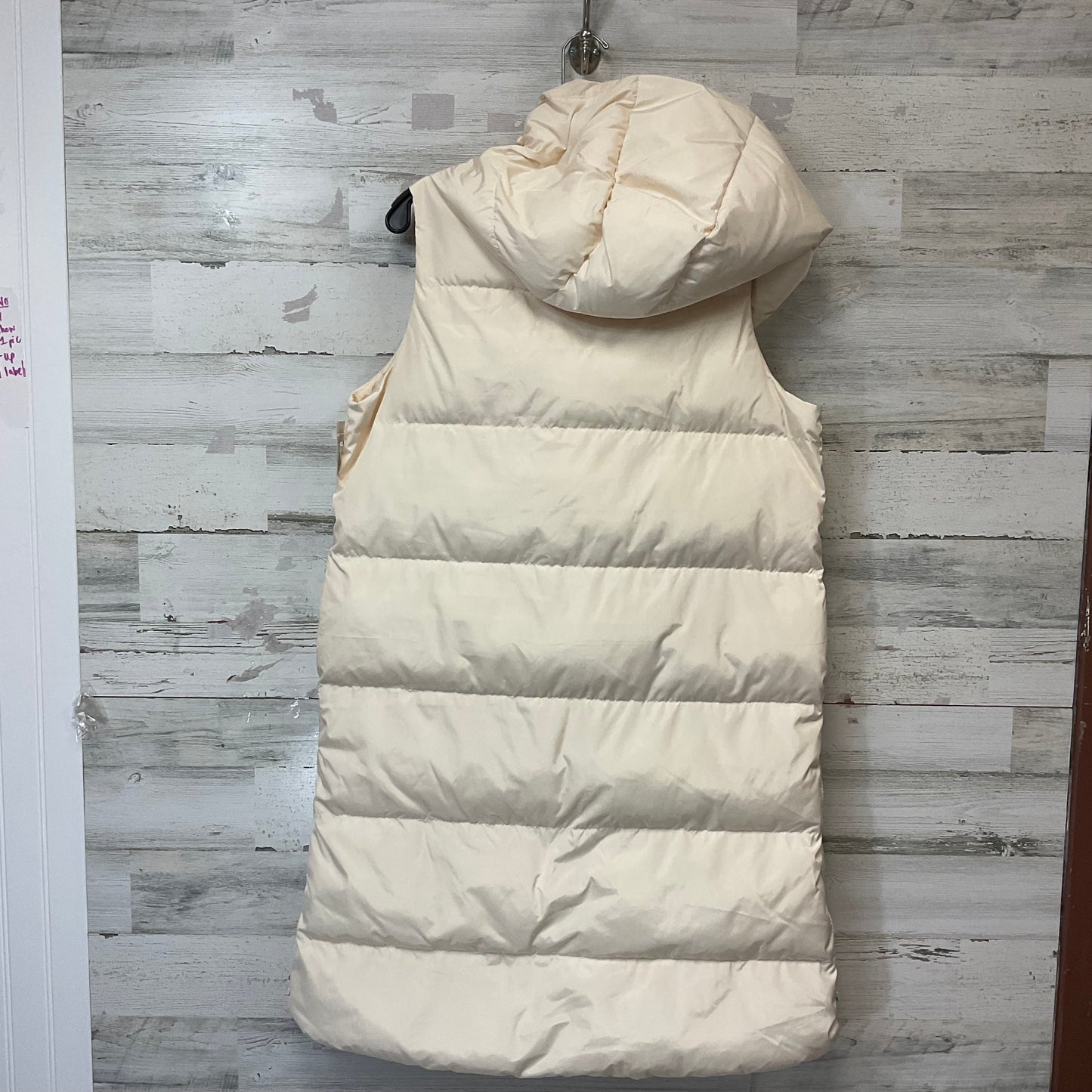 Vest Puffer & Quilted By Calia In Cream, Size: M