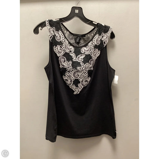 Top Sleeveless By White House Black Market In Black, Size: M