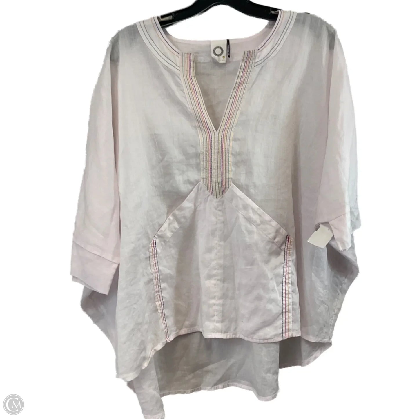 Blouse Short Sleeve By Akemi And Kin In Pink, Size: Xs / S