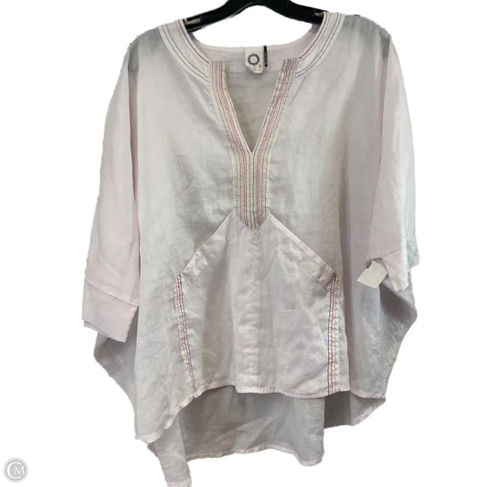 Blouse Short Sleeve By Akemi And Kin In Pink, Size: Xs / S
