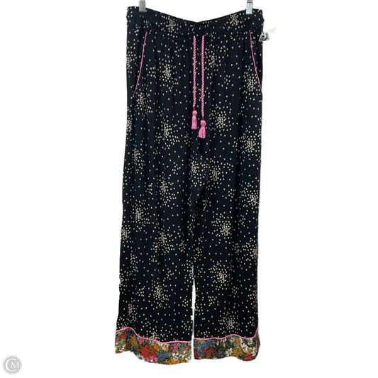 Pants Wide Leg By Anthropologie In Black, Size: L