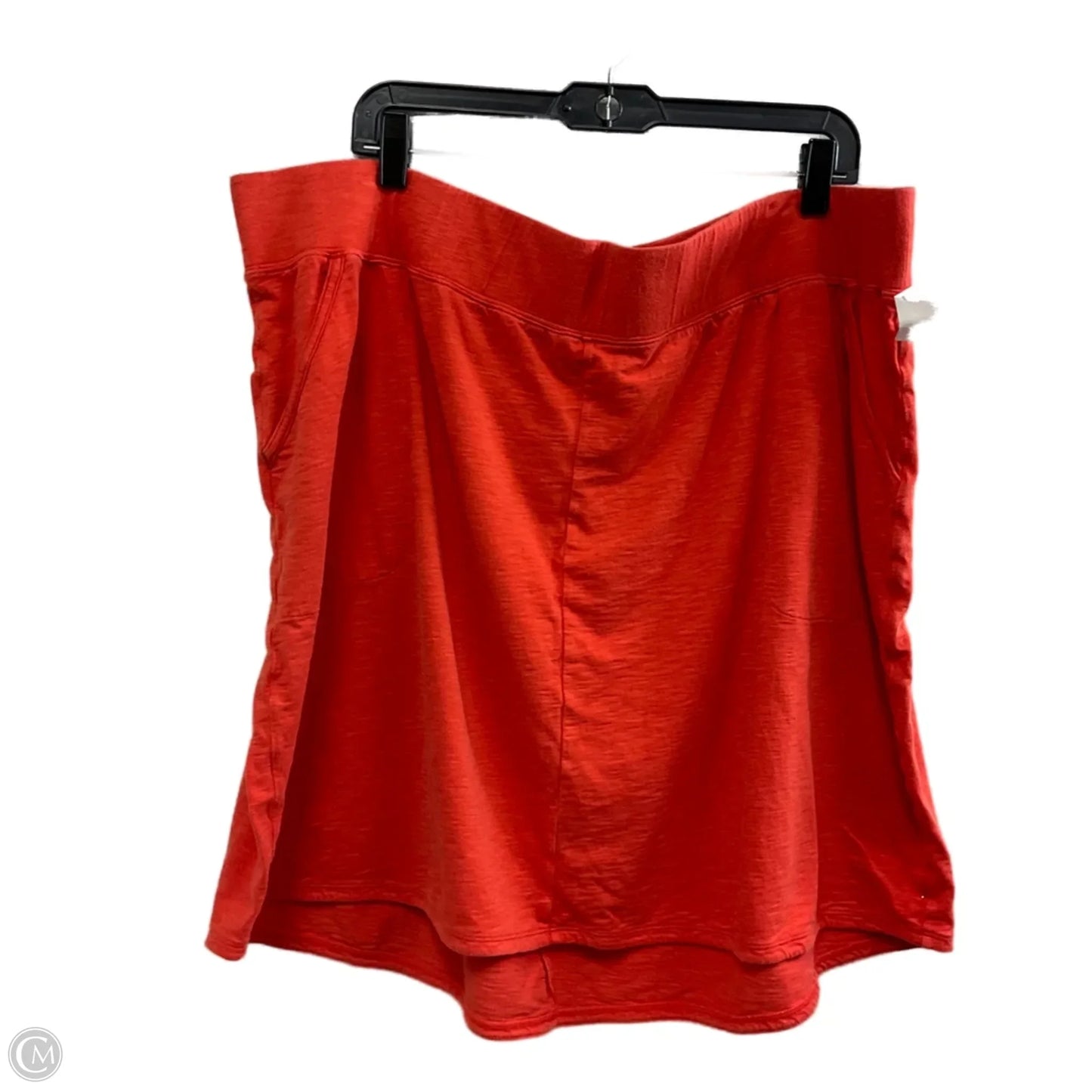 Skirt Mini & Short By Duluth Trading In Orange, Size: 2x