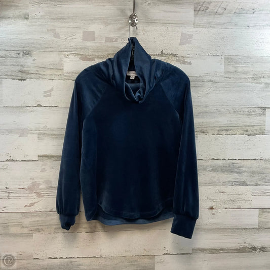 Top Long Sleeve By Evereve In Blue, Size: Xs