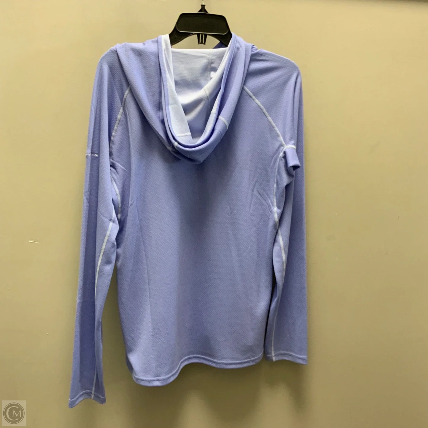 Athletic Top Long Sleeve Hoodie By Straight Down In Purple, Size: Xl