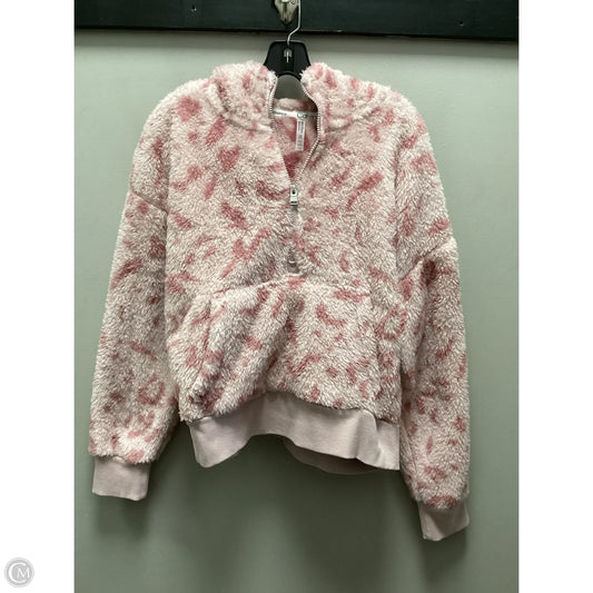 Sweatshirt Hoodie By Calvin Klein Performance In Pink, Size: L