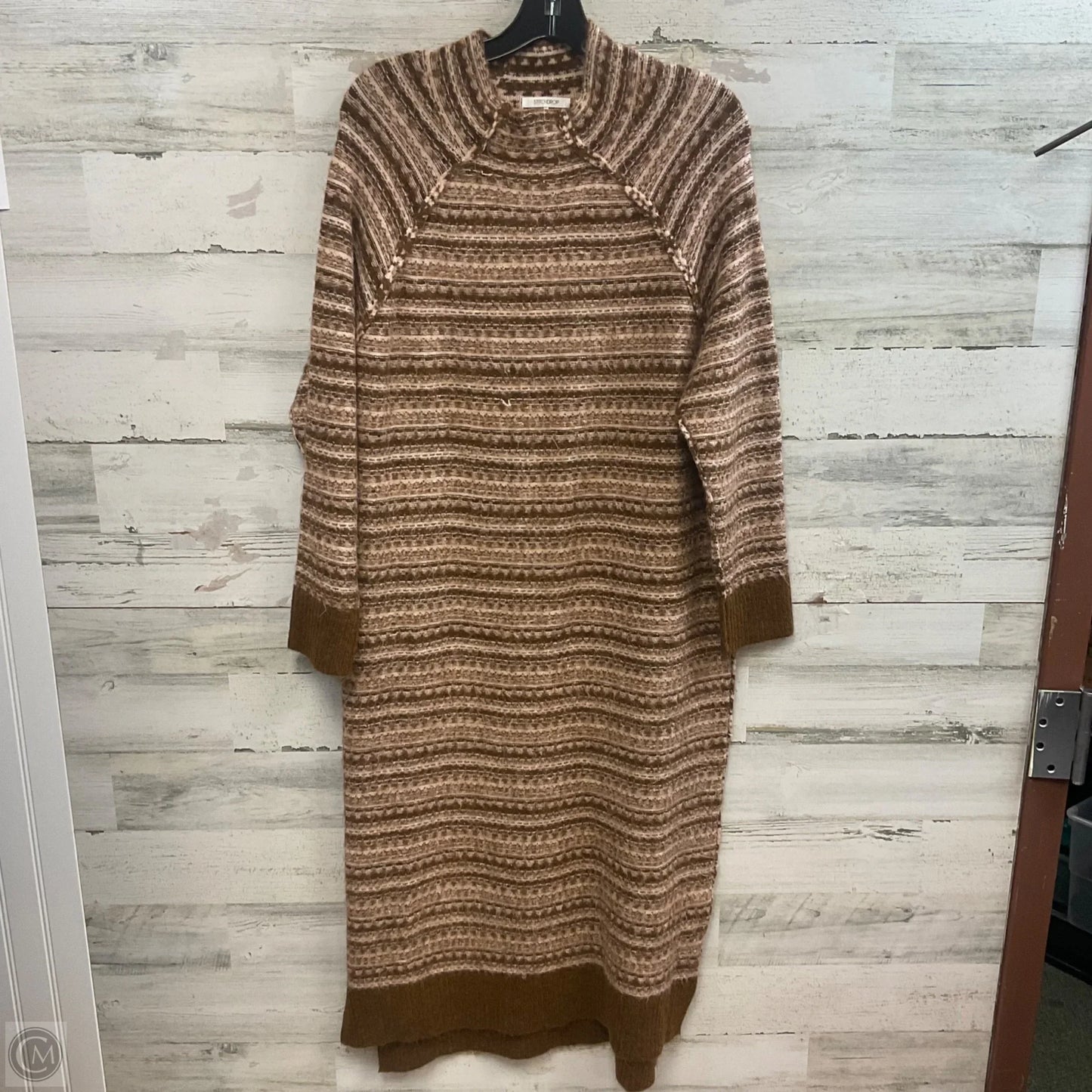 Dress Sweater By STITCH DROP In Brown, Size: Xs
