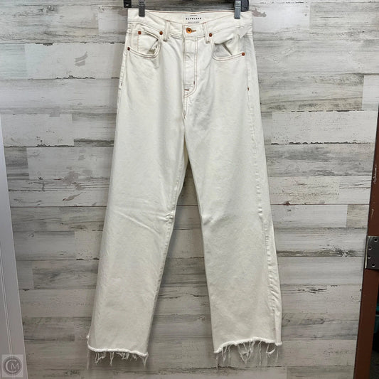 Jeans Wide Leg By Cma In White Denim, Size: 4