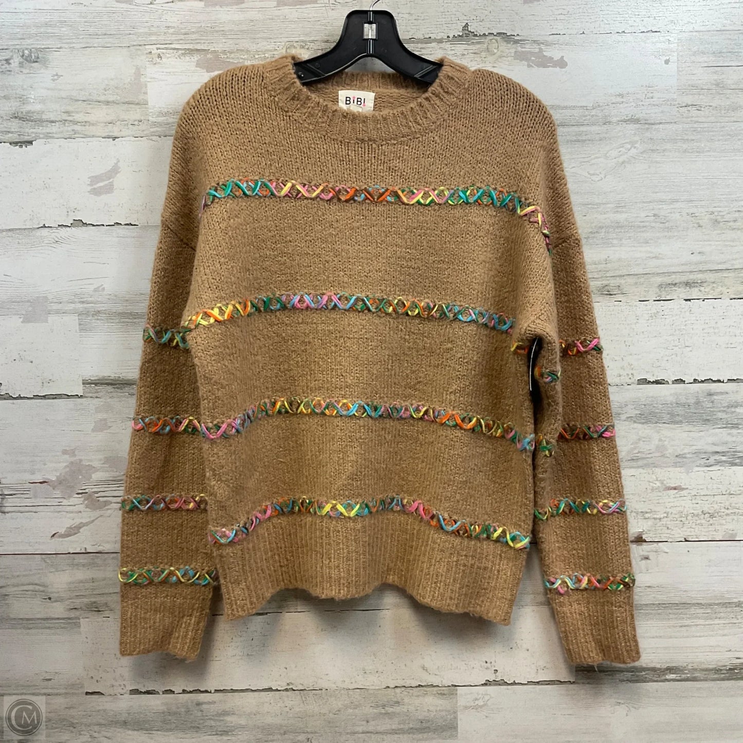 Sweater By Bibi In Brown, Size: S