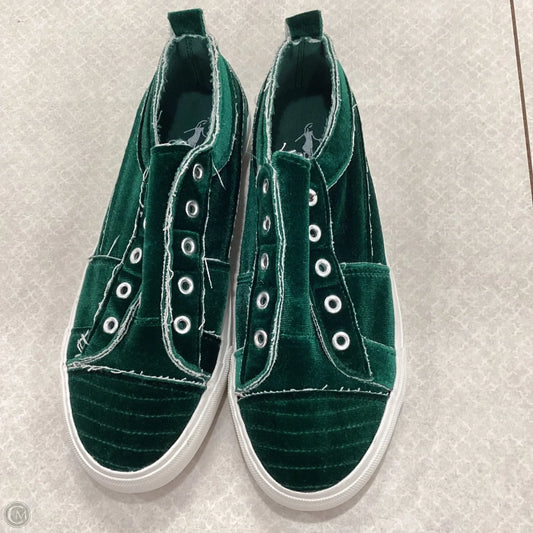 Shoes Sneakers By Corkys In Green, Size: 8