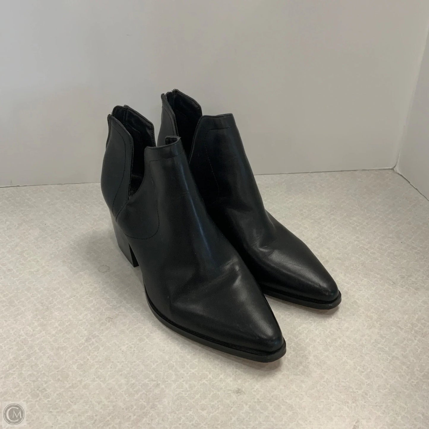 Boots Ankle Heels By Vince Camuto In Black, Size: 8.5
