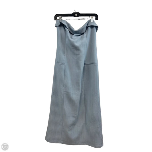 Dress Casual Maxi By Abercrombie And Fitch In Blue, Size: M