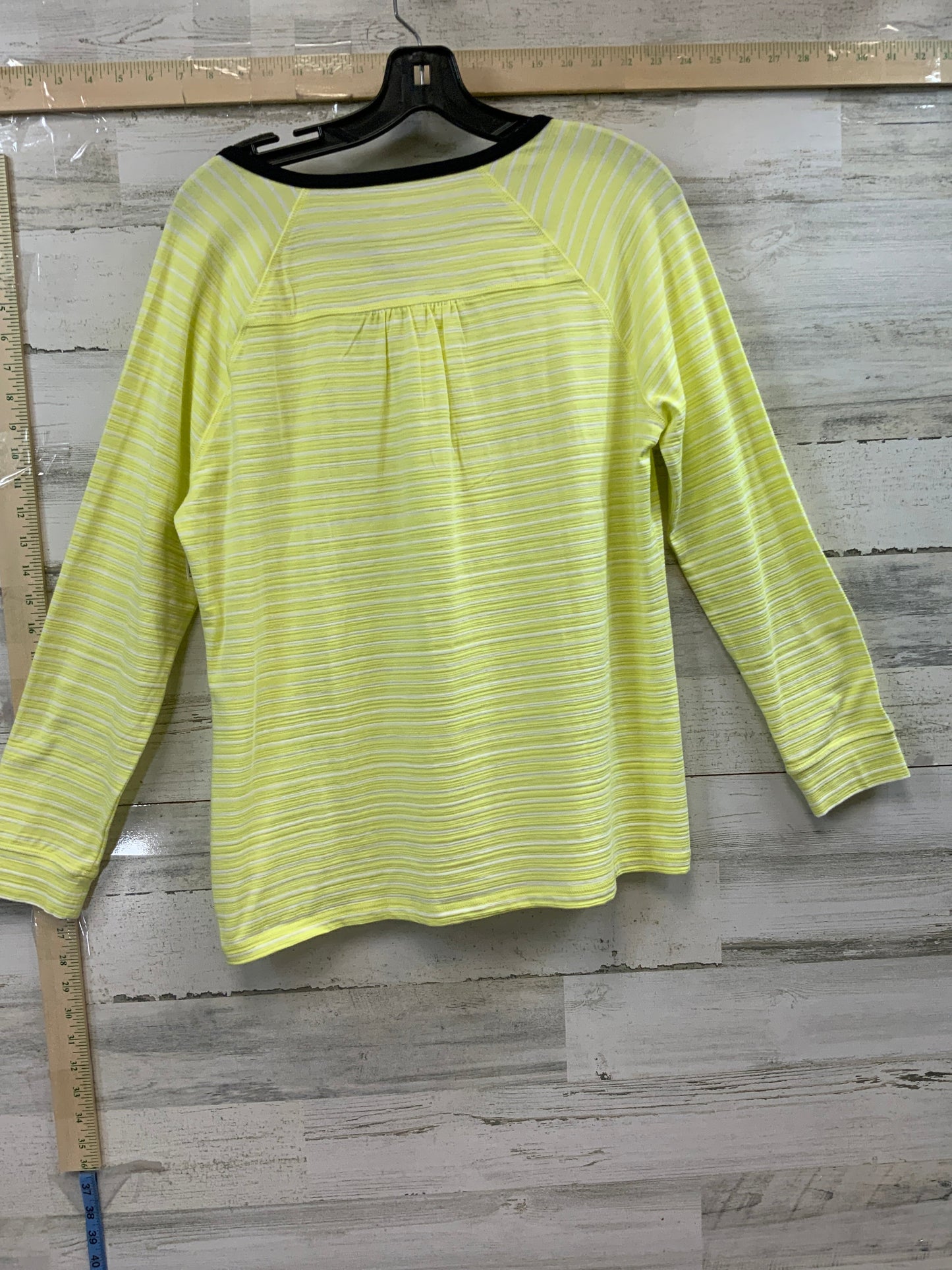 Yellow Top Long Sleeve Talbots, Size Petite L