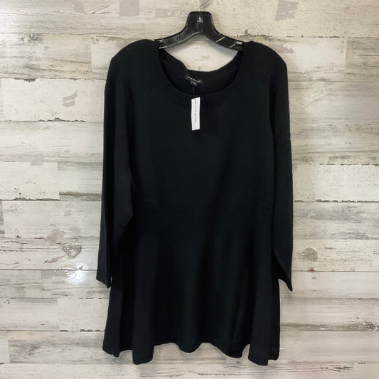 Sweater By Lane Bryant In Black, Size: 3x