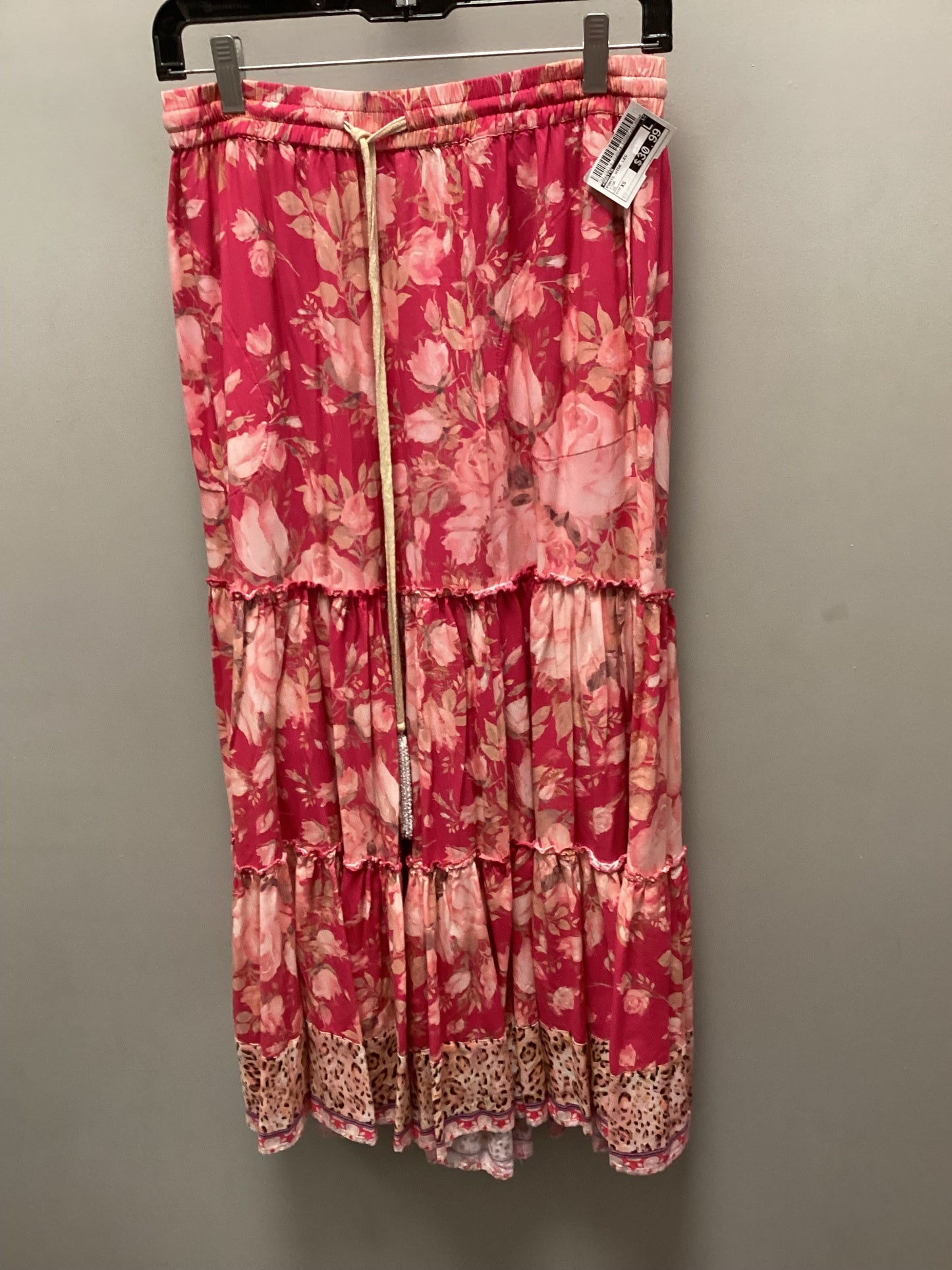 Pants Wide Leg By Aratta In Pink, Size: Xs