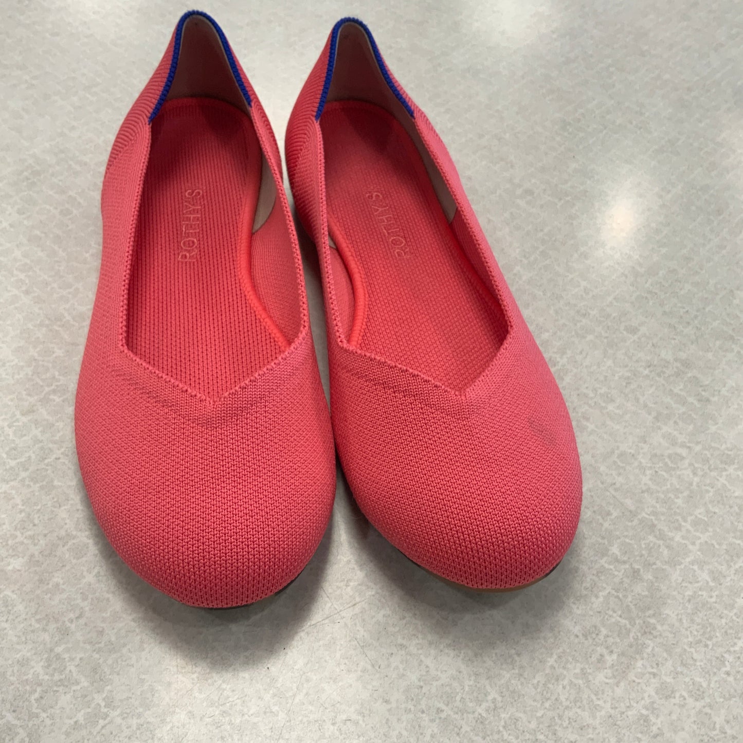 Shoes Flats By Rothys In Pink, Size: 9.5