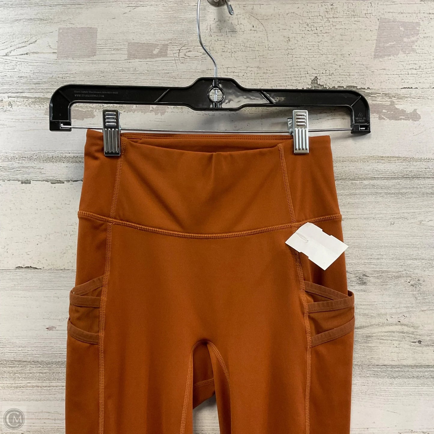 Athletic Leggings By Fabletics In Orange, Size: Xxs