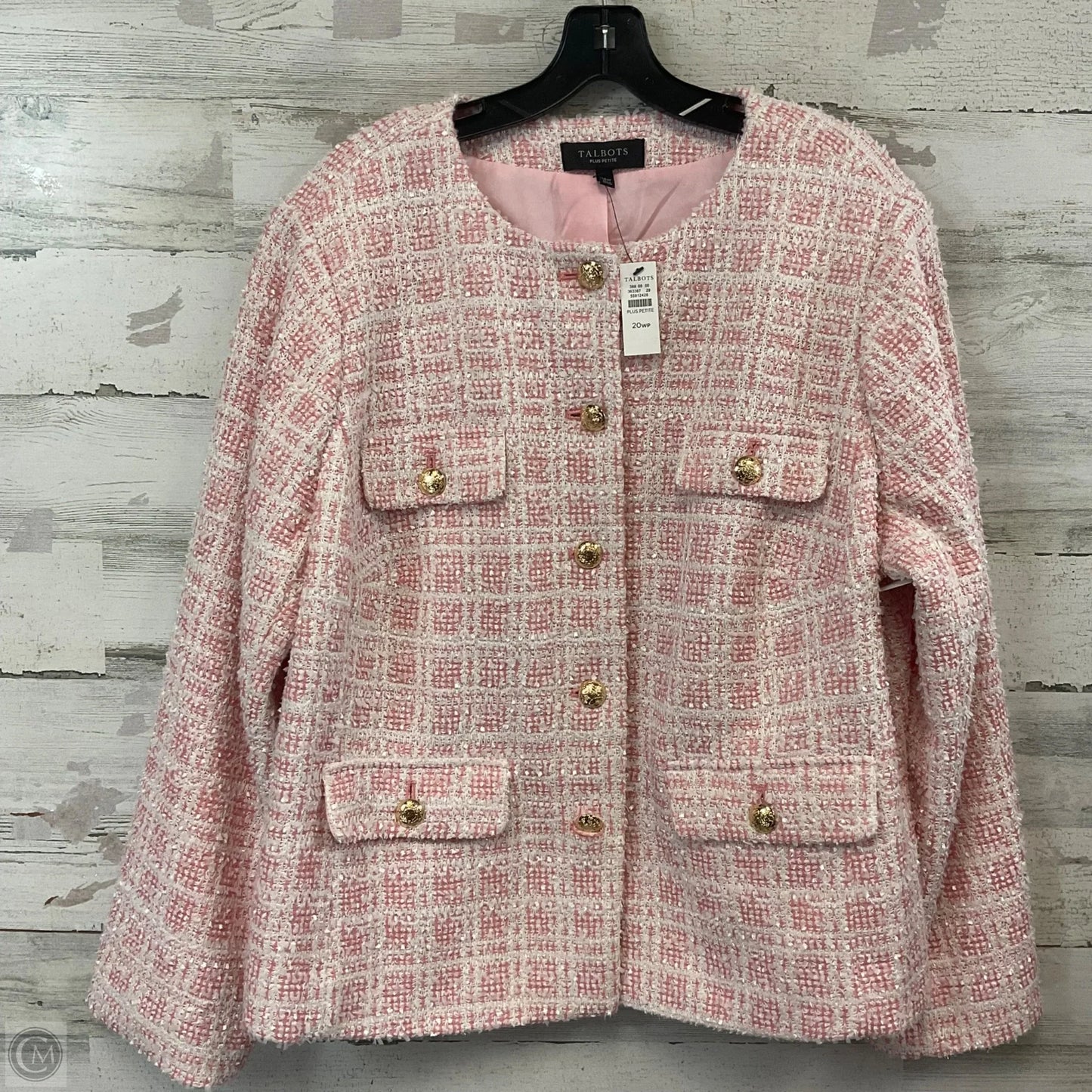 Jacket Other By Talbots In Pink, Size: 2x