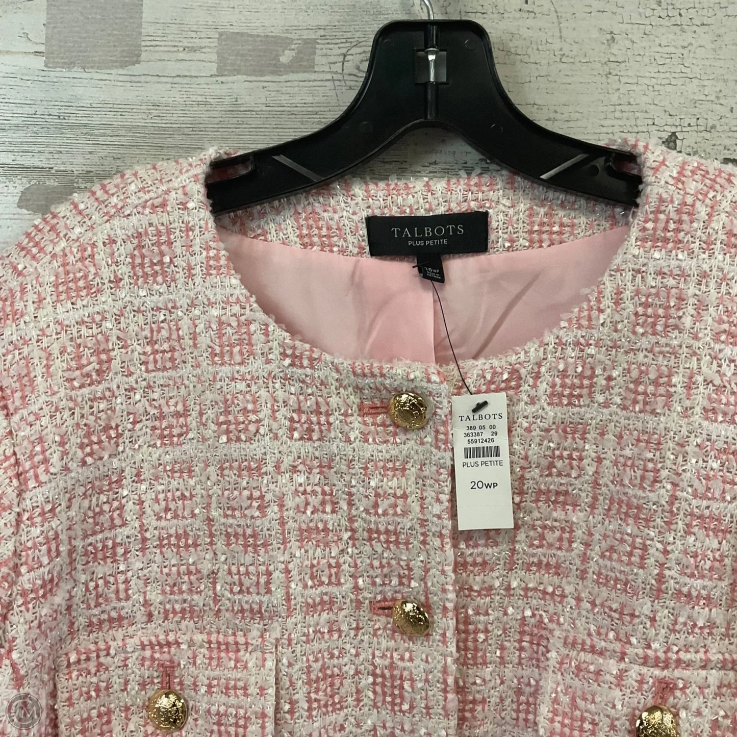 Jacket Other By Talbots In Pink, Size: 2x
