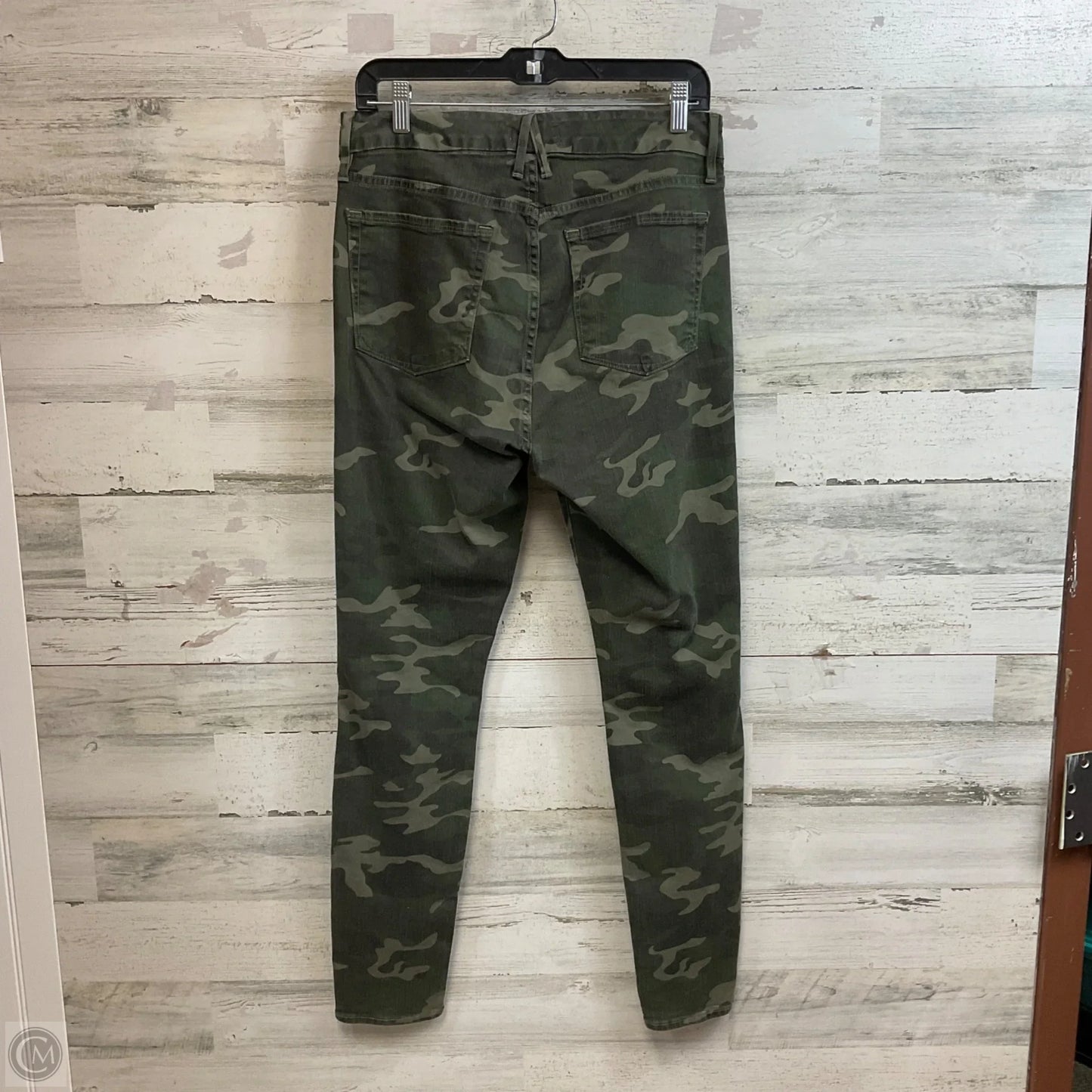 Jeans Skinny By Good American In Green, Size: 10