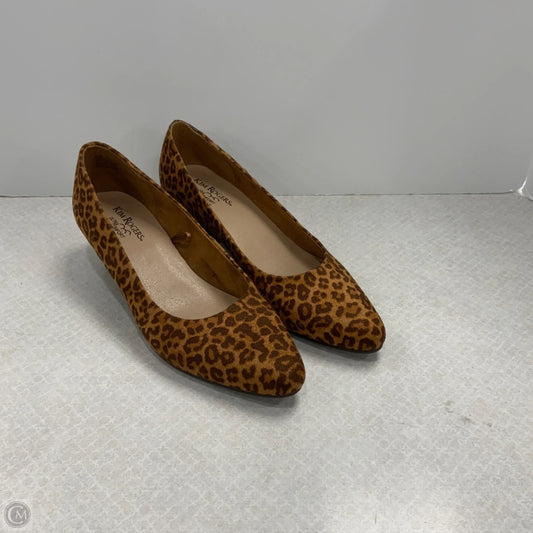 Shoes Heels Block By Kim Rogers In Tan, Size: 10