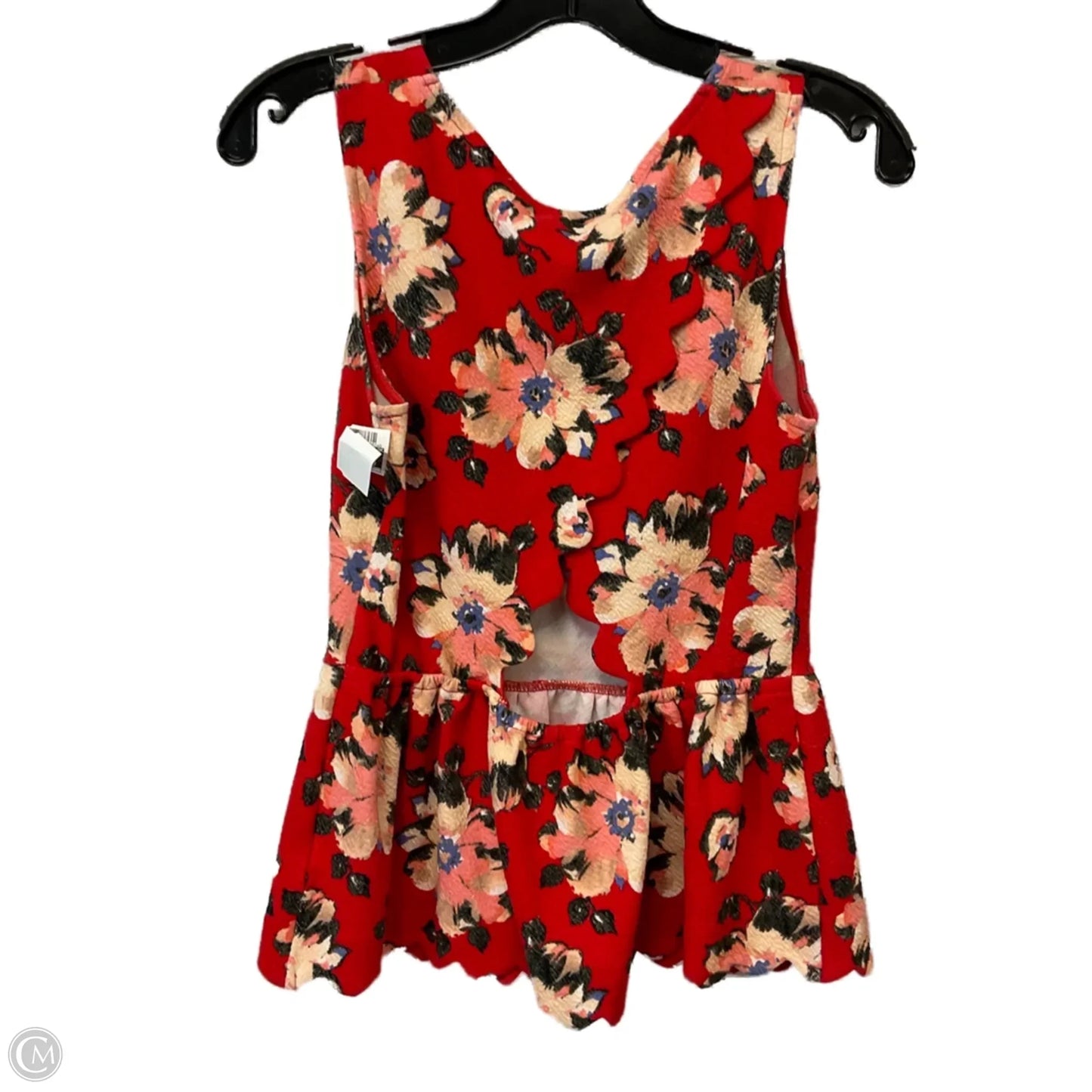 Top Sleeveless By Anthropologie In Red, Size: S