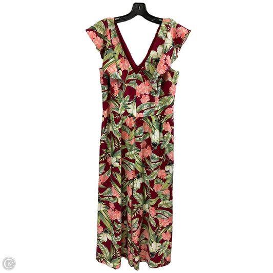 Jumpsuit By Ann Taylor In Red, Size: S