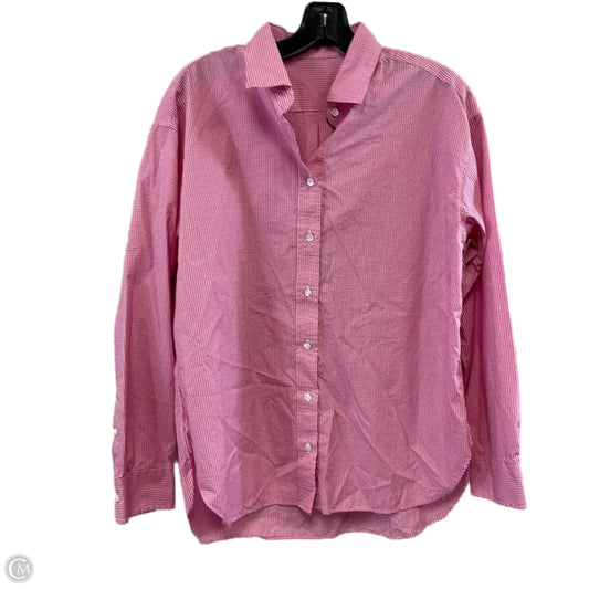 Blouse Long Sleeve By J Mclaughlin In Pink, Size: L