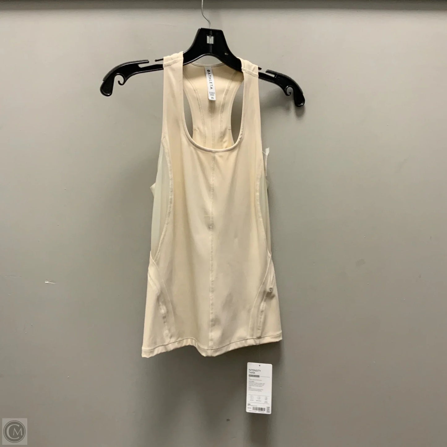 Athletic Tank Top By Athleta In Cream, Size: Xs