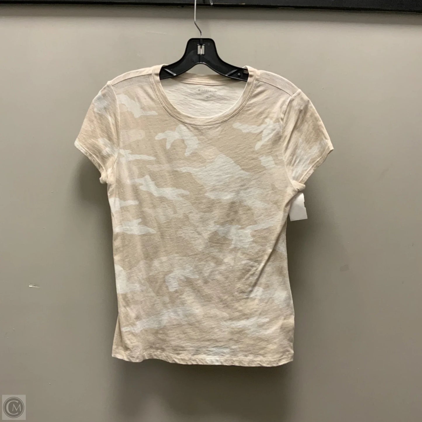 Athletic Top Short Sleeve By Athleta In Tan, Size: Xs