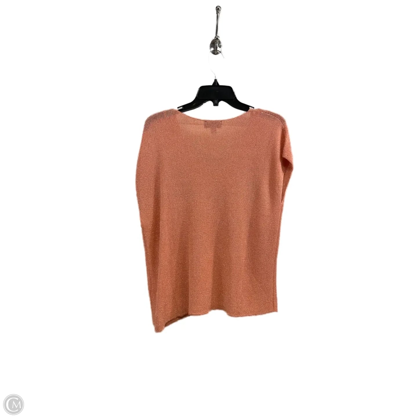 Top Short Sleeve By Sam and Jess In Orange, Size: L
